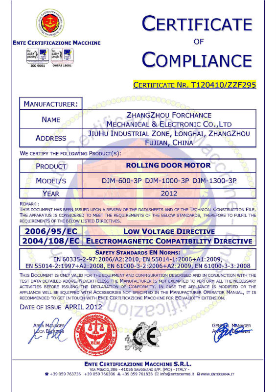 FORCHANCE CE ΓΙΑ τη ΜΗΧΑΝΉ 3PHASE 295a