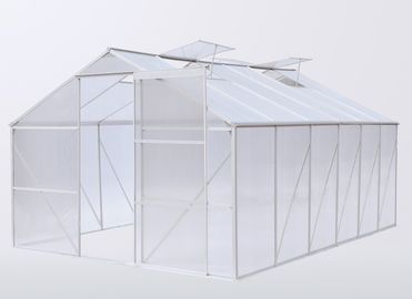 θερμοκήπιο εγχώριων κήπων πολυανθράκων 4mm/6mm για το βρεφικό σταθμό/το λουλούδι, ενιαία συρόμενη πόρτα