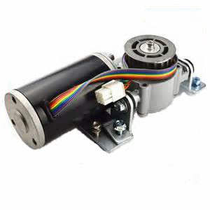 Αυτόματο γκρίζο επίστρωμα ανοιχτηριών motorr 24VDC 65W 4200RPM πορτών μηχανών εξοπλισμού πορτών IP44